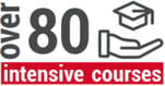 over 80 intensive courses